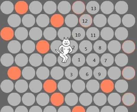 围住神经猫攻略 如何4步过关？