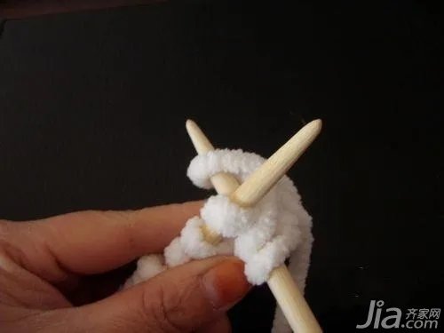 粗毛线围巾的织法 围巾织法图解