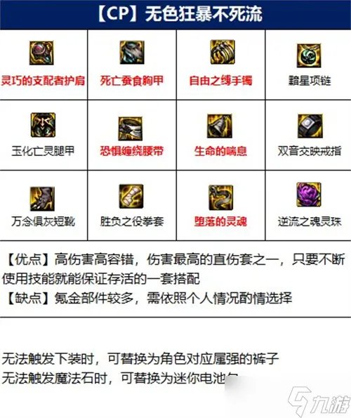 dnf110版本男散打装备推荐2022 武极装备搭配攻略