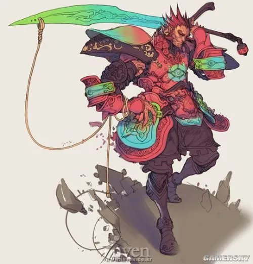 《创世纪战4》原画曝光 女主角似韩女神金亨泰