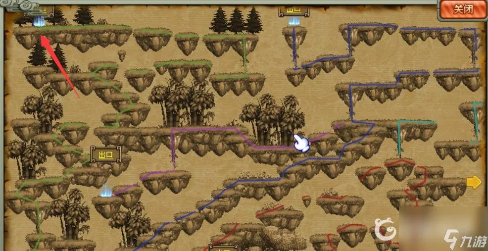 QQ三国行脚商怎么看正确出口   出口辨别方法