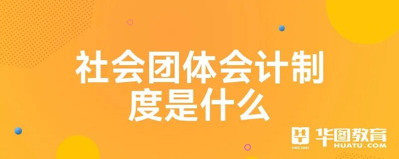 社会团体会计制度是什么