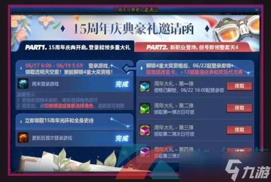 2023年DNF十五周年庆活动参与等级介绍