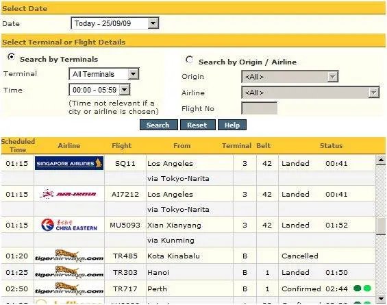 mu5093到达新加坡樟宜机场在哪个terminal？