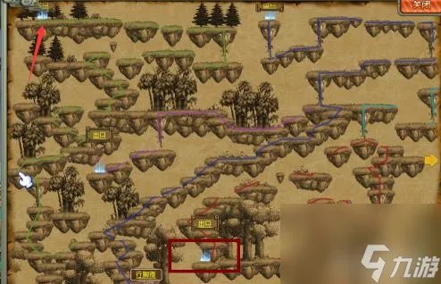 QQ三国行脚商怎么看正确出口   出口辨别方法