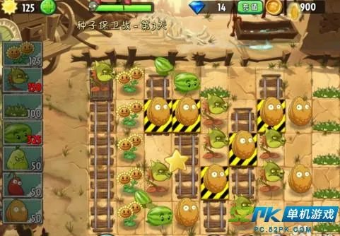 植物大战僵尸2 狂野西部 种子保卫战 第三天攻略