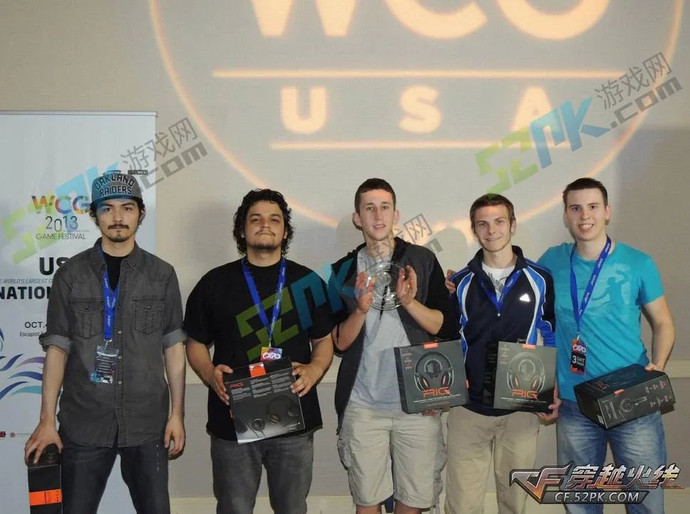 WCG2013世界总决赛各国CF项目队伍