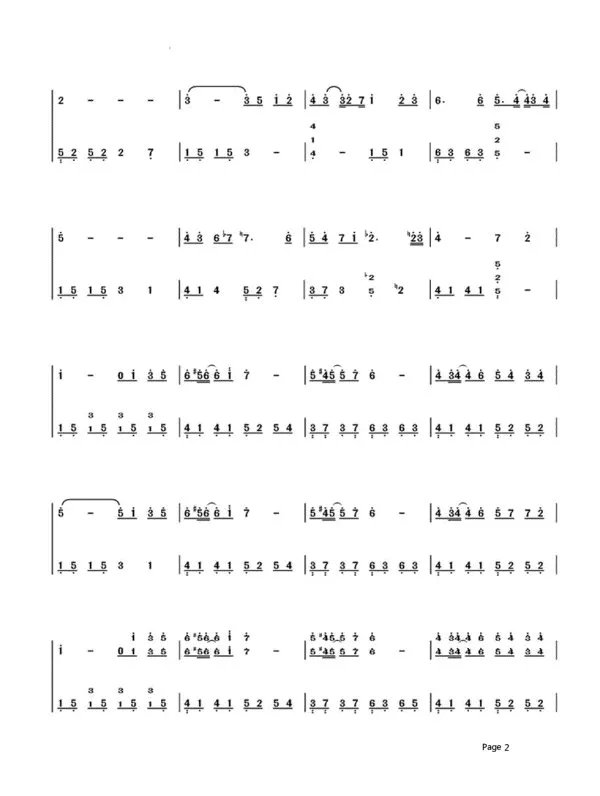 一个人的浪漫钢琴谱