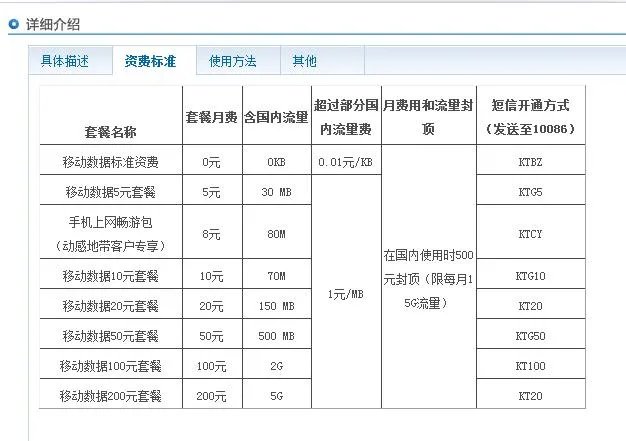 中国移动有没有无限流量上网套餐 要是有每个月价钱