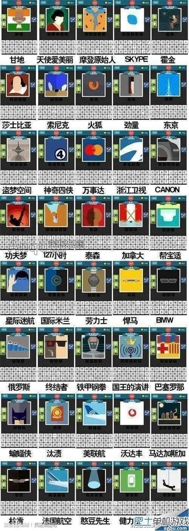 疯狂猜图-所有答案最新图文全攻略