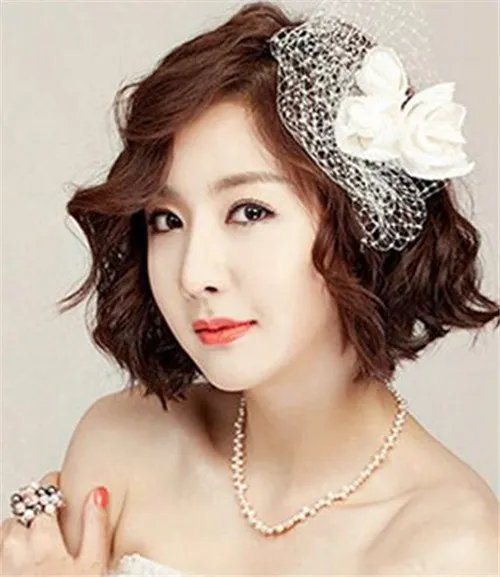 短发新娘造型图片大全 新娘短发造型怎么做好看