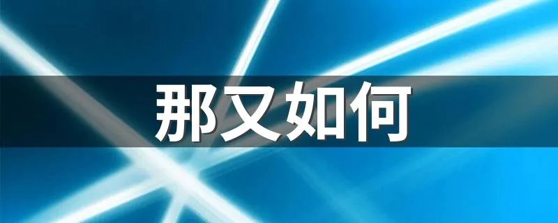 那又如何 应嘉俐歌词 完整版歌词