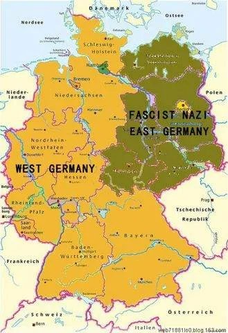 东德西德划分地图
