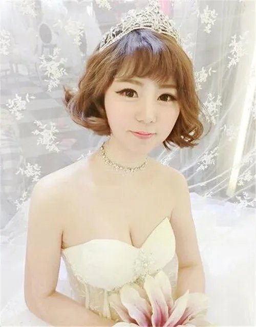 短发新娘造型图片大全 新娘短发造型怎么做好看