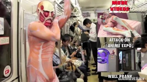 东京街头惊现猥琐“巨人” 美女被吓仓皇逃离