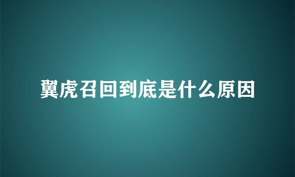 翼虎召回到底是什么原因