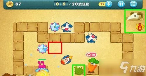 《保卫萝卜1》沙漠7怎么过 通关攻略分享