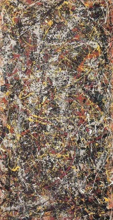 美国画家波洛克的第五号是什么意思