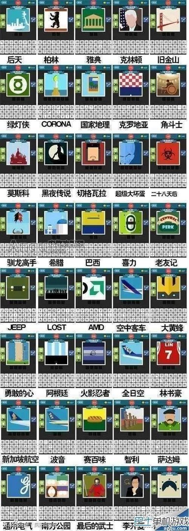 疯狂猜图-所有答案最新图文全攻略