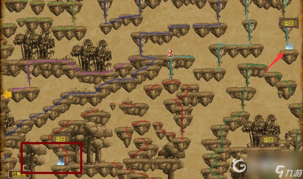 QQ三国行脚商怎么看正确出口   出口辨别方法