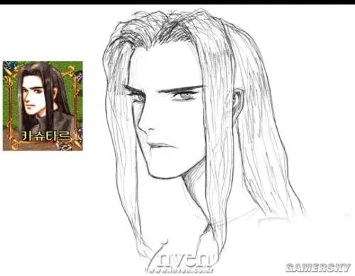 《创世纪战4》原画曝光 女主角似韩女神金亨泰