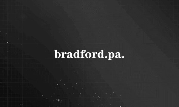 bradford.pa.