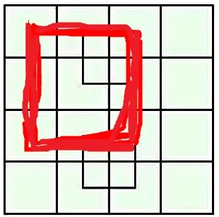 一共有44个正方形