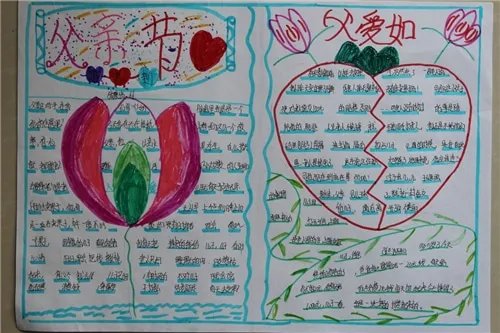 2020父亲节手抄报好画字少_父亲节手抄报图片内容资料精选5篇