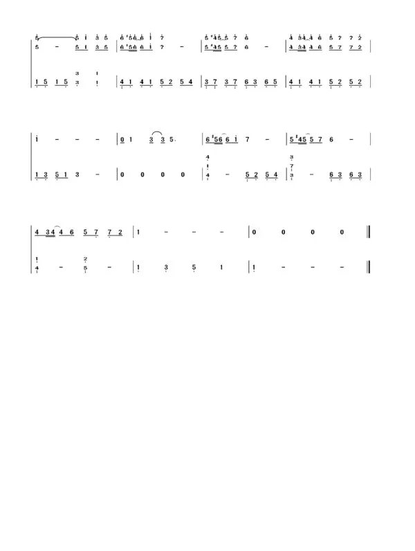 一个人的浪漫钢琴谱