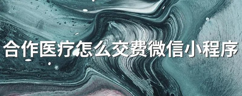 合作医疗怎么交费微信小程序 合作医疗的交费方法介绍