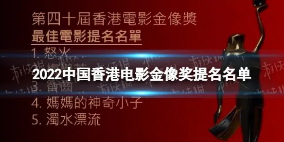 2022香港电影金像奖提名有哪些 中国香港金像奖提名2022