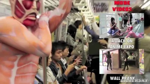 东京街头惊现猥琐“巨人” 美女被吓仓皇逃离