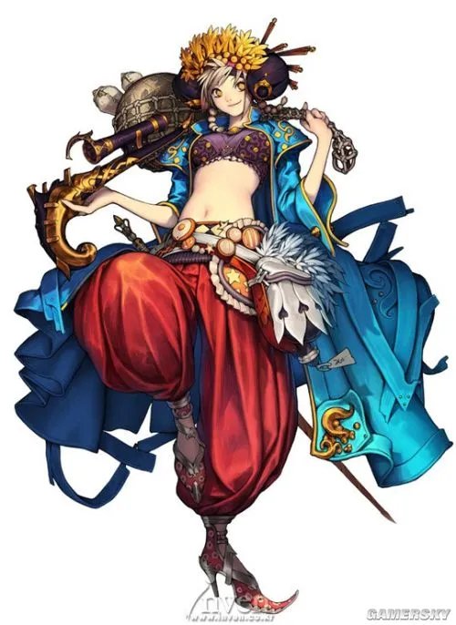 《创世纪战4》原画曝光 女主角似韩女神金亨泰