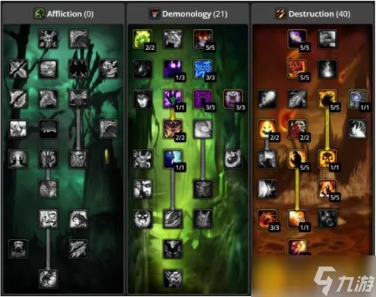 魔兽世界术士天赋怎么加点 术士天赋加点推荐