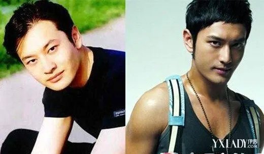 杨颖黄晓明整容前后照片曝光被称“假脸夫妇”