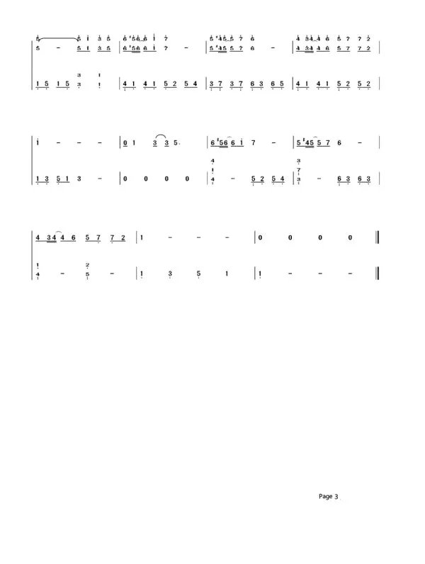 一个人的浪漫钢琴谱