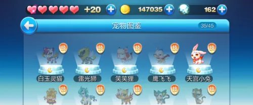 天天酷跑宠物大全