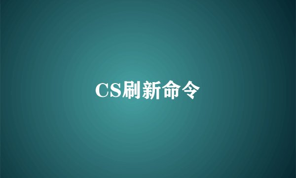 CS刷新命令
