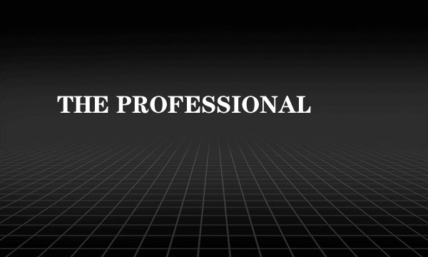 THE PROFESSIONAL