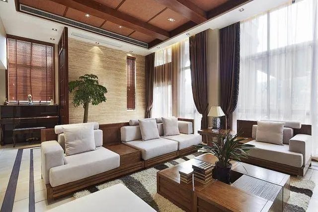 横梁装修效果图 这样装你就不会觉得它碍眼了