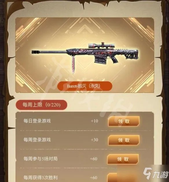 《穿越火线》悬赏令奖励一览 零元购一共有几把枪