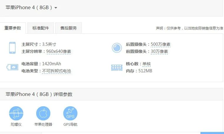 苹果手机型号A1332是几代