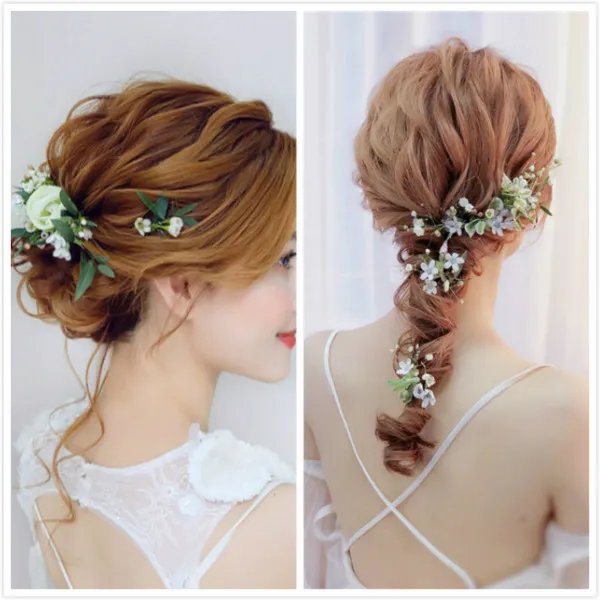 鲜花造型新娘图片2019 让你做最美丽的花仙子~