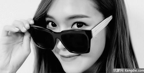 郑爽戴墨镜图片唯美