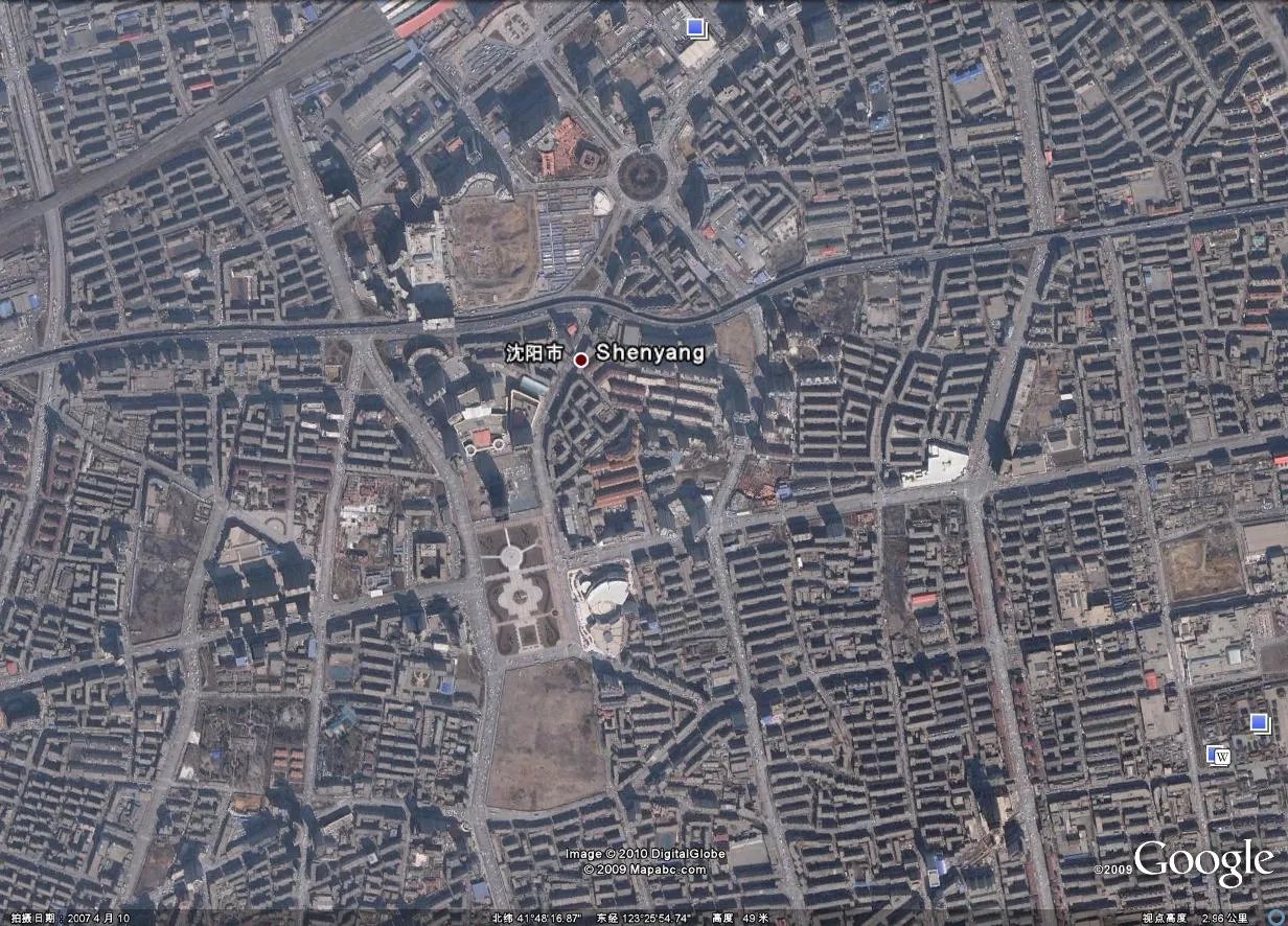 沈阳市卫星地图