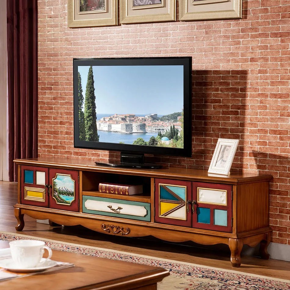 美式田园风电视柜，时尚与趣味并行！
