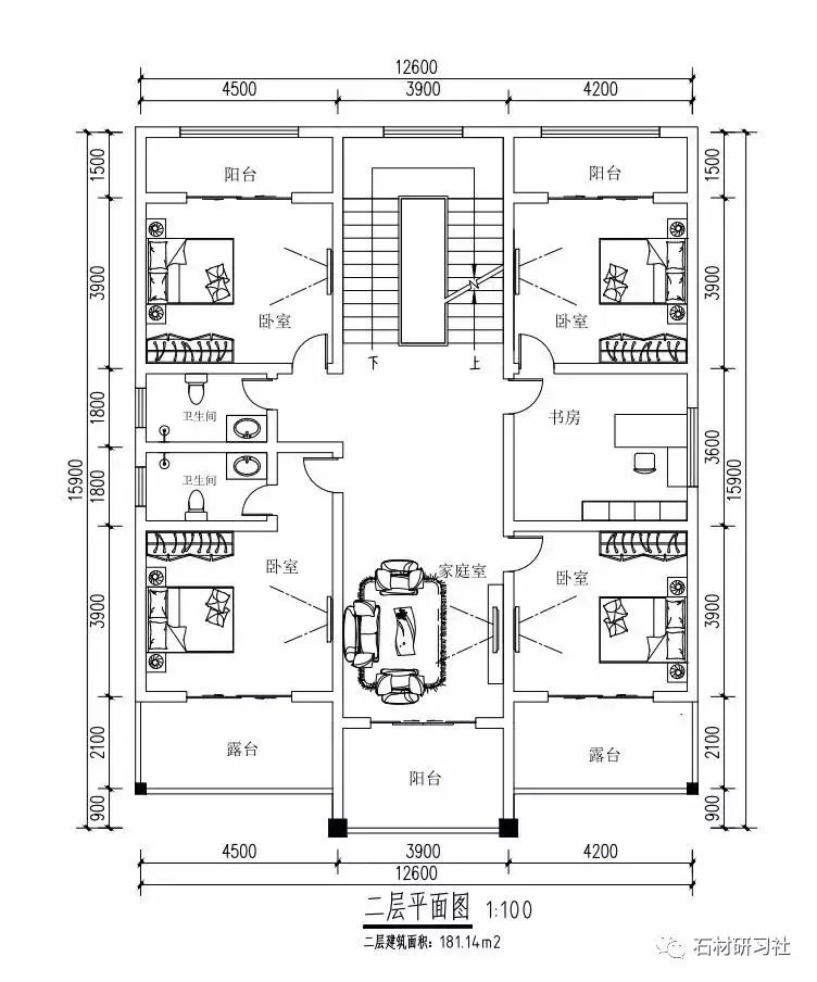 两套古典中式别墅石材装饰案例