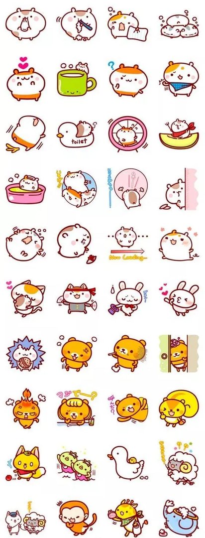 好看的表情线条