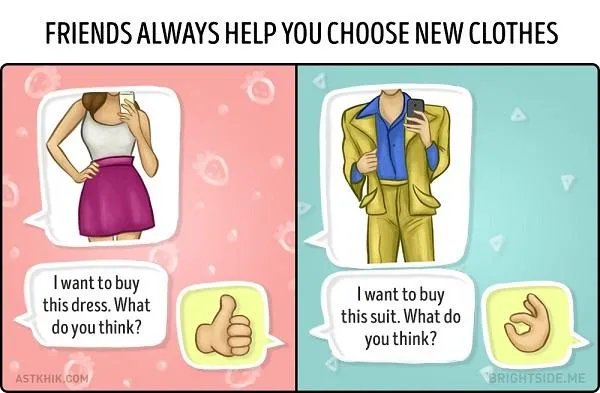 大家觉得闺蜜之间的相处之道是什么呢？闺蜜之间的相处和兄弟之间的相处有什么异同呢？