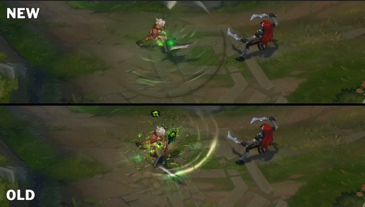 《LOL》瑞文全皮肤特效更新动图一览